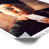 Black & White Cookie Painting von Rachel Dolezal Poster (Ecke)