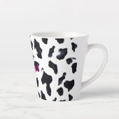 Black White Cow Print Cowgirl Milchtasse (Rechts)