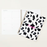 Black White Cow Print Cowgirl Planer<br><div class="desc">Black White Cow Print Cowgirl</div>