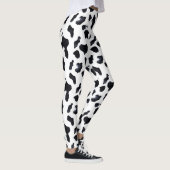 Black White Cow Print Leggings (Rechts)
