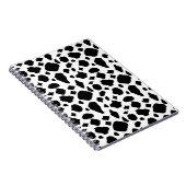 Black & White Cow Print Pattern Notizblock (Rechte Seite)