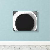 Black & White Cup of Coffee on a Old Crate 8x10 Leinwanddruck (Insitu (Holzboden))