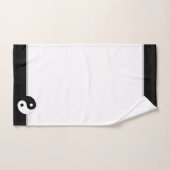 Black & White Custom Yin Yang Badhandtuch Set (Handtuch)