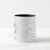 Black & White D.I.Y. SUPER POP Comic Book Pop Art Tasse (Zentrum)