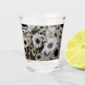 Black & White Daisy - Schnapsglas (Vorderseite)