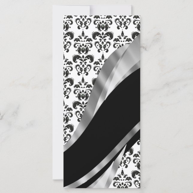 Black & White Damask (Vorderseite)