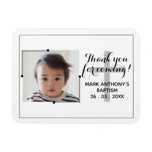 Black+White DANKE IHNEN, DASS SIE KOMMEN! Taufheim Magnet