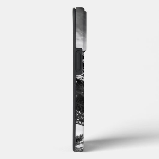 Black & White Eiffel Tower Paris Europa Case-Mate iPhone Hülle (Rückseite / Rechts)
