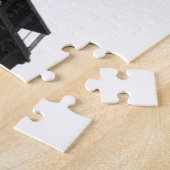 Black & White Eiffel Tower Paris Europa Reisen Puzzle (Seite)