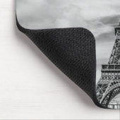 Black & White Eiffel Tower Paris Frankreich Mousepad (Ecke)