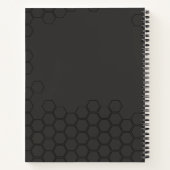 Black White Family Name Board Game Scorebook Notizblock (Rückseite)