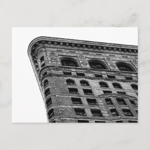 Black & White Flatiron Building Foto in NYC Postkarte