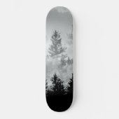 Black & White Forest Dream #2 #wall #decor #art Skateboard (Vorderseite)