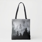 Black & White Forest Dream #2 #wall #decor #art Tasche (Vorderseite)