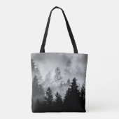 Black & White Forest Dream #2 #wall #decor #art Tasche (Rückseite)