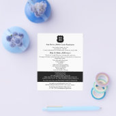 Black & White Fundraiser Flyer (Einzeln)