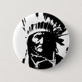 Black & White Geronimo Button (Vorderseite)
