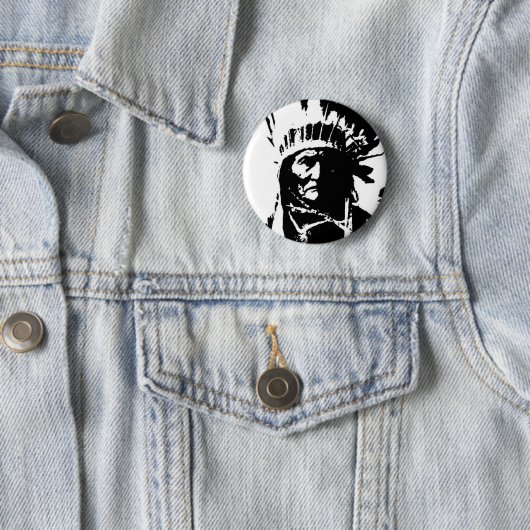 Black & White Geronimo Button (Beispiel)