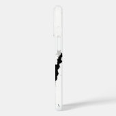 Black & White Geronimo Case-Mate iPhone Hülle (Rückseite / Links)