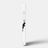 Black & White Geronimo Case-Mate iPhone Hülle (Rückseite / Links)