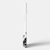 Black & White Geronimo Case-Mate iPhone Hülle (Rückseite / Rechts)