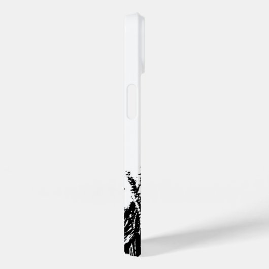 Black & White Geronimo Case-Mate iPhone Hülle (Rückseite / Rechts)