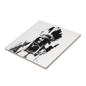 Black & White Geronimo Fliese (Seite)