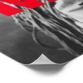 Black & White Geronimo Freedom Motivierend Poster (Ecke)