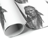 Black & White Geronimo Geschenkpapier (Rolleneckpunkt)