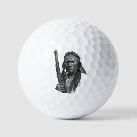 Black & White Geronimo Golfball (Vorderseite)