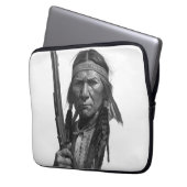 Black & White Geronimo Laptopschutzhülle (Vorderseite Links)