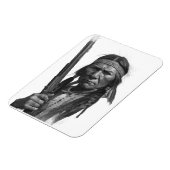 Black & White Geronimo Magnet (Linke Seite)