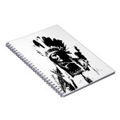 Black & White Geronimo Notizblock (Rechte Seite)