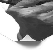 Black & White Geronimo Poster (Ecke)