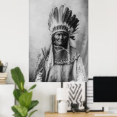 Black & White Geronimo Poster History Fotografie (Heimbüro)
