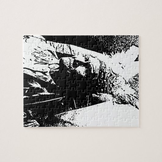 Black & White Geronimo Puzzle (Horizontal)