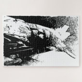 Black & White Geronimo Puzzle (Horizontal)