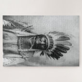 Black & White Geronimo Puzzle (Horizontal)