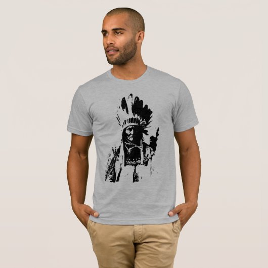 Black & White Geronimo  T-Shirt (Vorne ganz)
