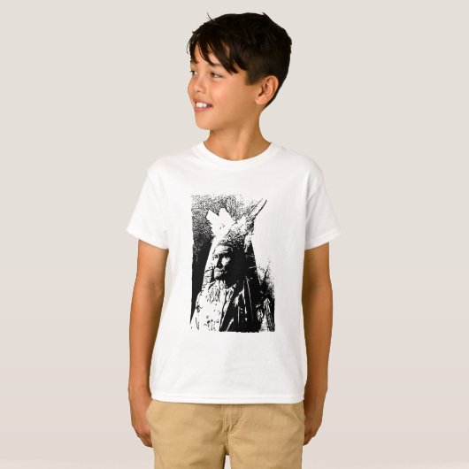 Black & White Geronimo T-Shirt (Vorne ganz)