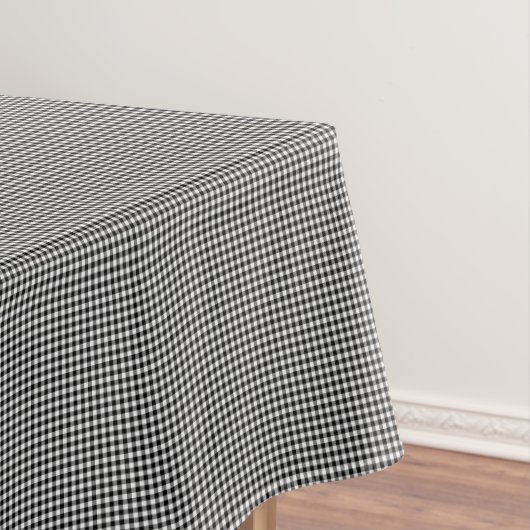 Black-White Gingham-52x70 COTTON TABLECLOTH Tischdecke (Beispiel)