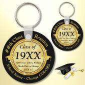 Black, White, Gold, Class Wiedersehen Souvenir Ide Schlüsselanhänger