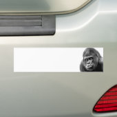 Black White Gorilla Autoaufkleber (Auf Auto)