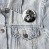 Black White Gorilla Button (Beispiel)