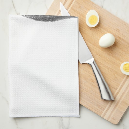 Black White Gorilla Geschirrtuch (Viertel Falte)