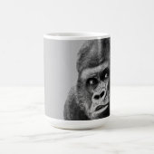 Black White Gorilla Kaffeetasse (Mittel)