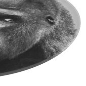 Black White Gorilla Schneidebrett (Ecke)