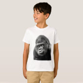 Black White Gorilla T-Shirt (Vorne ganz)