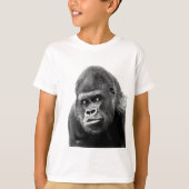 Black White Gorilla T-Shirt (Vorderseite)