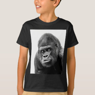 Black White Gorilla T-Shirt